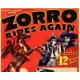 ZORRO RIDES AGAIN, 12 CHAPTER SERIAL, 1937